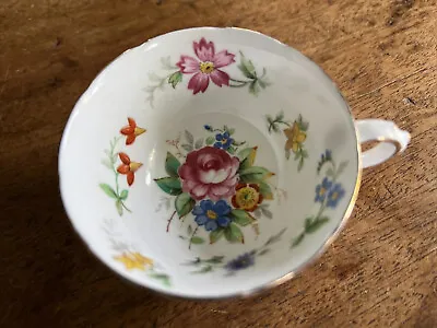 Buy Tuscan Fine English Bone China  Floral Tea Cup Made In England. VGC Used. • 10£