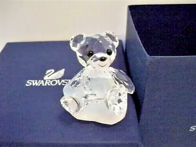 Buy Swarovski Crystal  KRIS BEAR-PERFECTLY HAPPY  Mint Condition-Original Box & Cert • 63.99£