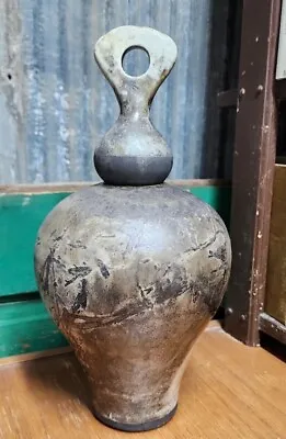 Buy Lewis Ayres Raku Pottery Urn Vase With Repaired Finial Vintage (see Pic) • 73.97£