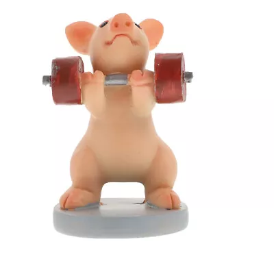 Buy  Ornaments Mini Piggy Figurine Tabletop Animal Sculpture Sports • 12.95£