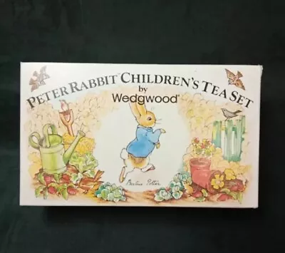 Buy Vintage Peter Rabbit Children's Tea Set By Wedgwood - 6 Piece Set With Box *NEW* • 41.46£
