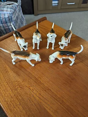 Buy Beswick Set Of 6 Hunting Dogs Hounds • 100£
