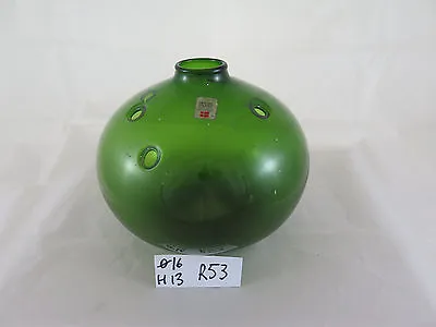 Buy Jar Glass Holmegaard Michael Bang Vintage Glass Vase Denmark R53 • 84.37£