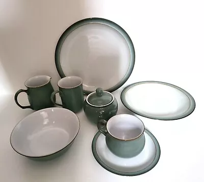 Buy Denby Regency Green Tableware - Sold Individually - Good Used Condition • 5.55£