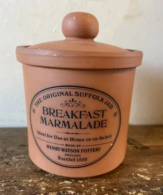 Buy The Original Suffolk Jar  Breakfast Marmalade  By Henry Watson Pottery England. • 8.99£