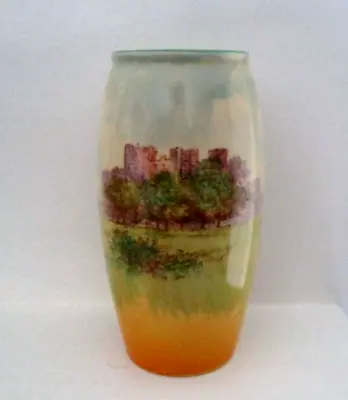 Buy Rare Royal Doulton Seriesware Vase - Ludlow Castle D5413 - Excellent !! • 65£