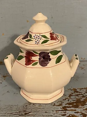 Buy Vintage Old Colonial Adams Ironstone England Covered Sugar Bowl Dish • 19.18£