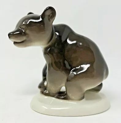 Buy Vintage Lomonosov Brown Bear Figurine Walking On Base USSR Porcelain  • 27£