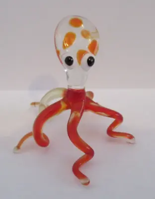 Buy Vintage 1950's Handmade Glass Octopus / Glass Animal Ornament • 9.99£