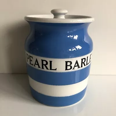 Buy T.G.Green Cornishware Jar PEARL BARLEY Small 11cm / 24s • 0.99£