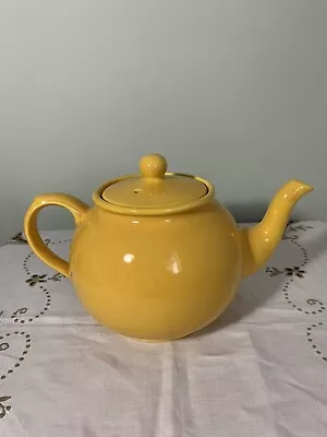Buy Vintage Arthur Woods Yellow Teapot 1970s Retro • 15.99£