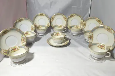 Buy Vintage  Rose China  Annette Design Teacups/Saucers Occupied Japan • 37.80£