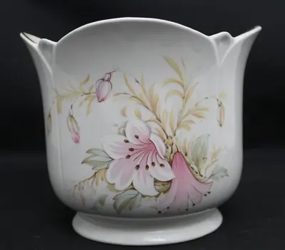 Buy Vintage Royal Winton Tulip Harvest Lily Design Ceramic Planter • 19.95£