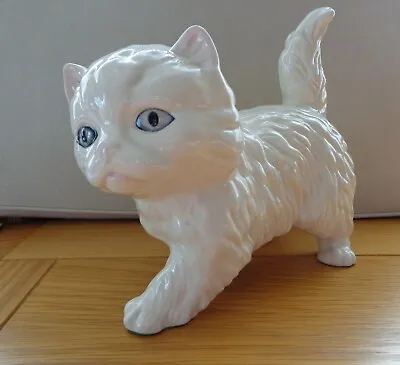 Buy Vintage Melba Ware England White Persian Cat Figurine, • 8.50£