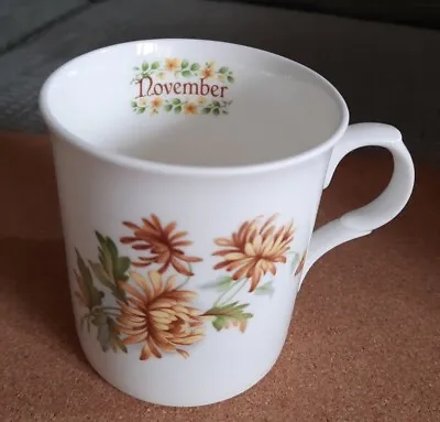 Buy November Mug Crown Trent Fine Bone China Floral • 5£