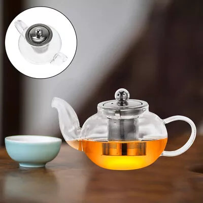 Buy Glass Teapot With Infuser For Tea And Coffee, 400ML-RP • 15.39£