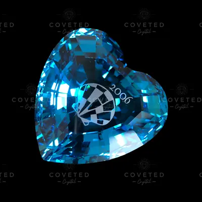 Buy Swarovski Crystal 2006 ETERNITY EVENT HEART BLUE 844184 Mint BoxedRare • 35£