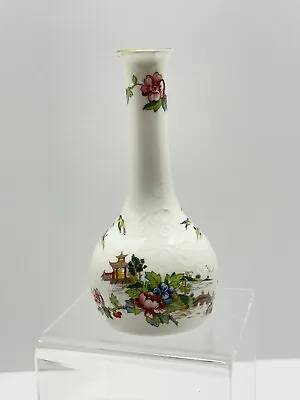 Buy Crown Staffordshire Fine Bone China Bud Vase Pagota Pattern England • 10.56£