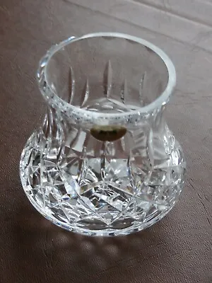 Buy Tyrone Crystal Toothpick Holder  / Posy Vase - Stamped - Ex Cond • 8.99£