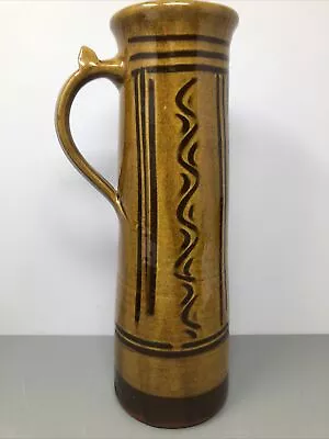 Buy Graham Nolan Tall Handled Vase With Slipware Decoration 28cm #1531 • 30£