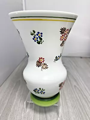 Buy Hand Painted Glass Floral Vase • 19.20£