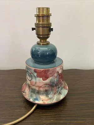 Buy Vintage Gorgeous Jersey Pottery Hand Painted Table Lamp • 28£