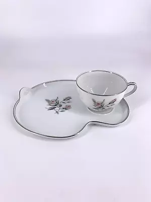 Buy Noritake China Snack Plate & Tea Cup Rossina 5789 1956 To 1961 • 11.53£
