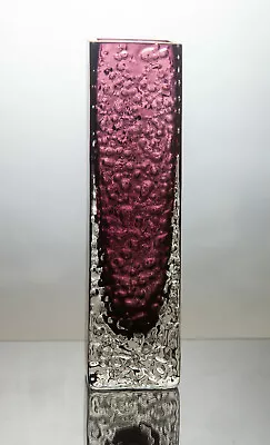 Buy Whitefriars Geoffrey Baxter Nailhead Glass Vase - Pat. No. 9683 - Aubergine 6.5  • 25£