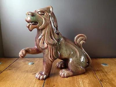 Buy Superb Antique Danish Pottery Foo Dog C.v. Kjaer Kjobenhavn - Michael Andersen ? • 85£