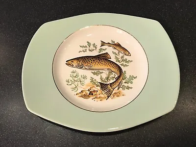 Buy Vintage 'Figgjo Flint' Norwegian Fish Plate • 20£