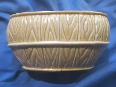 Buy Sylvac Vintage Retro Bowl Vase Planter Wood Barrel Pattern Pottery 3244 • 4.99£