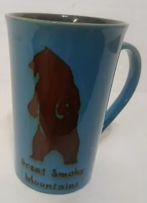 Buy Great Smoky Mountains 12 Oz Coffee Cup Bear Blue • 8.44£