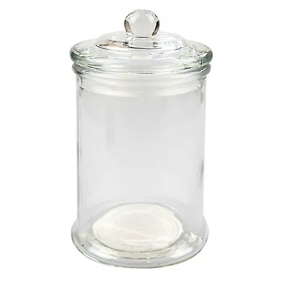 Buy Glass Sweet Jars With Lid Candy Container Buffet Party Wedding Vintage Decorativ • 8.99£