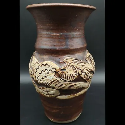 Buy Hand Thrown Studio Pottery Vase Great Interior Design With Maker / Artist Stamp  • 29.99£