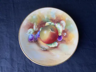 Buy Minton China , Hand Painted Fallen Fruits ,Apricot ,Saucer ,By B Hingham, VGC . • 68£