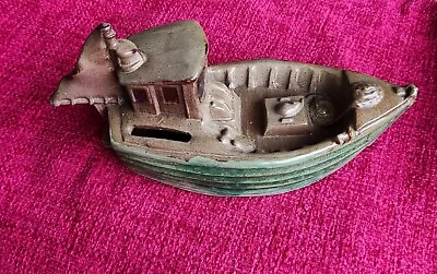 Buy Guernsey Pottery Model Of Trawler. Designed As A Money Box. • 12.99£