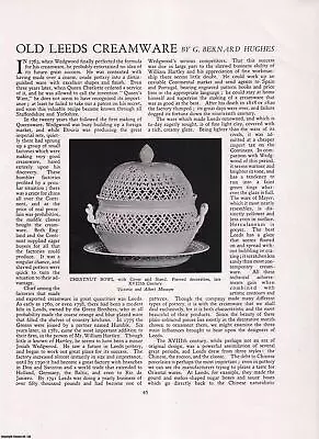 Buy Old Leeds Creamware. An Original Article From Apollo, International Magazine Of • 13.99£