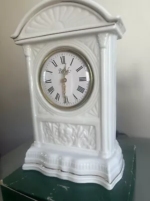 Buy Stunning Beleek Irish Porcelain Cream Clock ☘️ • 99£