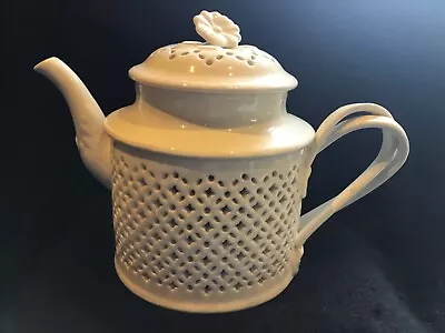 Buy Vintage Leedsware  Pottery Creamware Teapot. • 55£