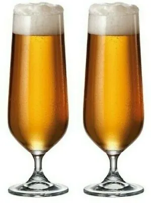 Buy Set Of 2 - STRIX 380ml BEER Drinking Glasses Cup Cocktail BOHEMIA CRYSTAL • 6.80£