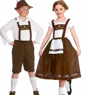 Buy Child BAVARIAN BOY Or GIRL Oktoberfest Beer German Costume Outfit Fancy Dress • 13.35£