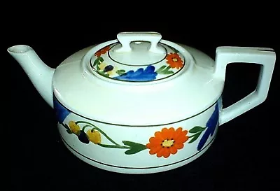 Buy RIDGWAY THE BEDFORD BEDFORD WARE 6701 Hand Painted Flower Patt Teapot C1926  • 34.99£