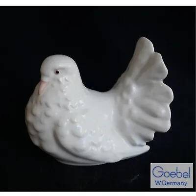 Buy Goebel - Porcelain Figure Peace Dust - 1st Wahl - White Pigeon - EXCELLENT • 31.01£