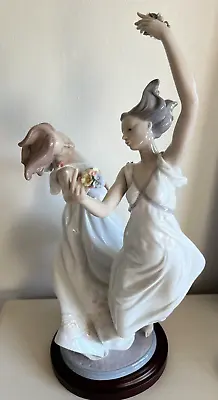Buy Lladro Dance Of The Nymphs.  1844. Ltd Ed.  Wooden Stand And Box. 47 Cm Tall • 175£