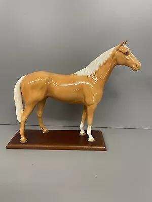 Buy Large Beswick Horse Hunter 1734 Palomino Gloss - 1963 Made In England! • 125£