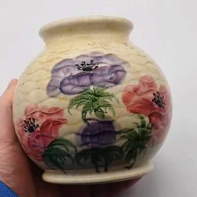 Buy Edward Radford Pottery Anemone Flower Vase 11cm • 12£