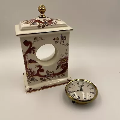 Buy Mason's Ironstone  Mandalay Red Quartz Clock - Read Description (Lot G) • 25£