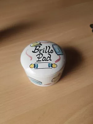 Buy Toni Raymond Pottery - Brillo Hand Painted Brillo Pad Pot (Disclaimer Stained) • 5.99£