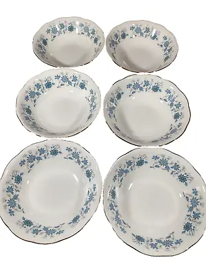Buy Vintage Colclough 6 X Bowls Fine Bone China Made In England Floral Pattern • 23£