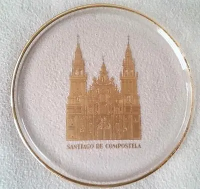 Buy Orrefors Glass Worship Places Spain Santiago De Compostela Dish Limited Edition • 7£